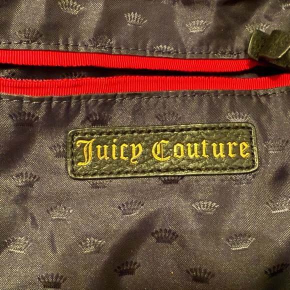 Juicy Couture Black Leather Shoulder Bag - Picture 5 of 7